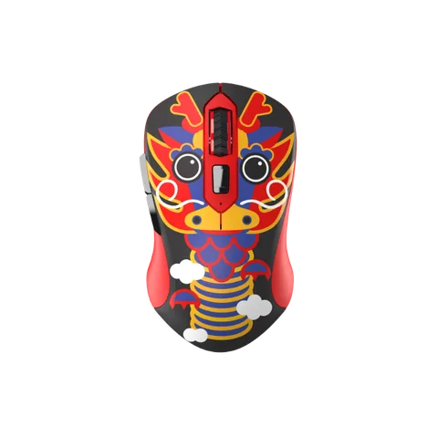 Chuột không dây DAREU LM115G Multi-Color Dragon