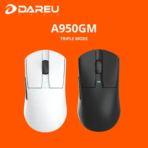 CHUỘT MÁY TÍNH DAREU A950GM Black/White