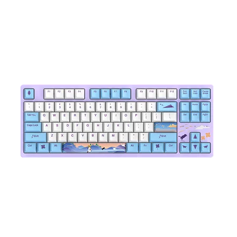 Bàn phím cơ DAREU A87 CHILDHOOD (PBT, Brown/ Red CHERRY switch)