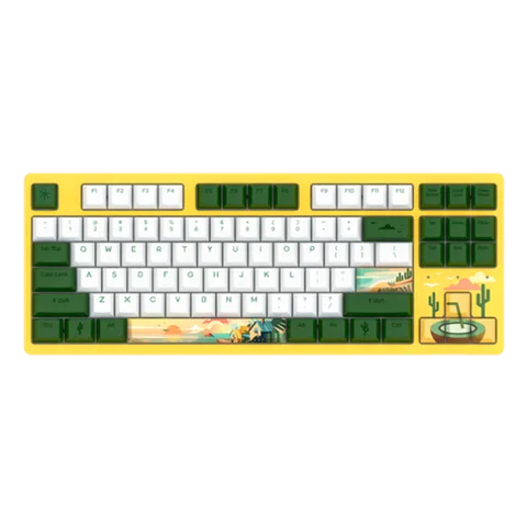 Bàn phím cơ DAREU A87 SUMMER (PBT, Brown/ Red CHERRY switch)