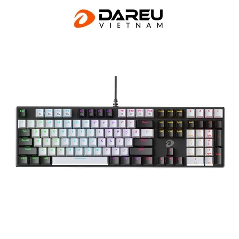 Bàn phím quang cơ Gaming DAREU EK810X BLACK-GREY (WATERPROOF, Optical switch, MULTI LED)