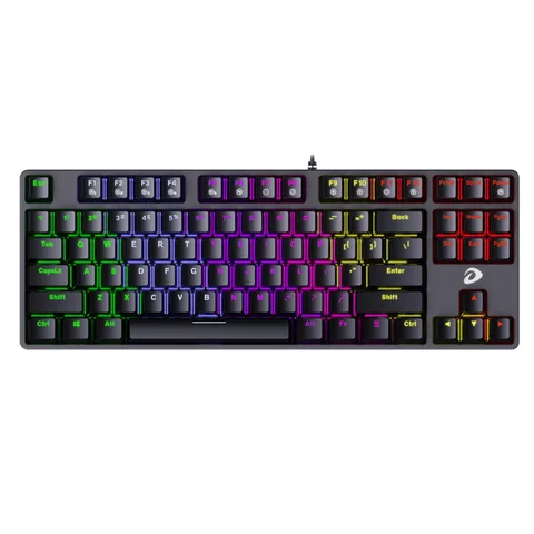 Bàn phím cơ Gaming DAREU EK87 - Black (MULTI-LED, Blue/ Brown/ Red D switch)