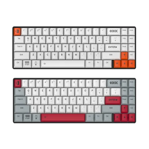 Bàn phím cơ không dây DAREU EK871 71KEY (PBT, Blue/ Brown/ Red D-KAILH switch)