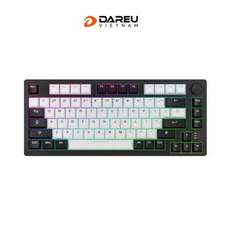 Bàn phím cơ không dây DAREU EK75 PRO – WBC (Triple Mode, Gasket Mount, RGB)