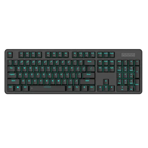 Bàn phím cơ không dây DAREU EK810G BLACK 104-KEYS (Blue/ Brown/ Red D switch) - Led trắng