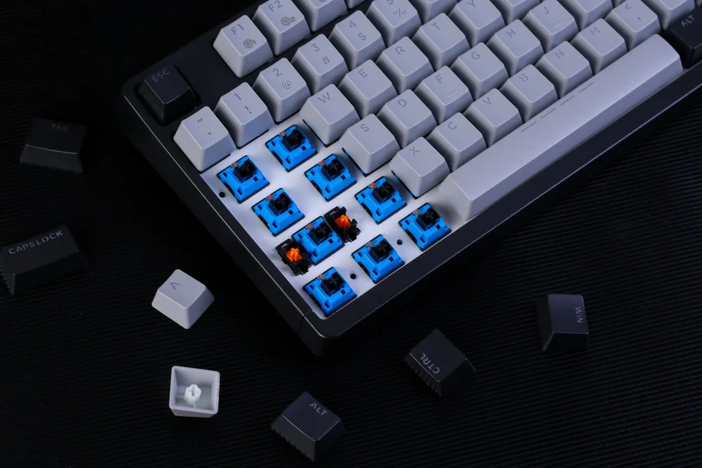 Bàn phím quang cơ Gaming DAREU EK1280X BLACK-GREY (Kháng nước, Optical switch, MULTI LED)