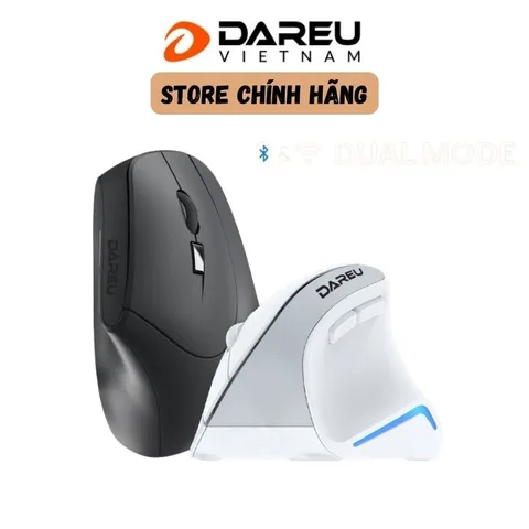 Chuột không dây DAREU LM108B (ERGO - Dual Mode: Bluetooth + 2.4G)