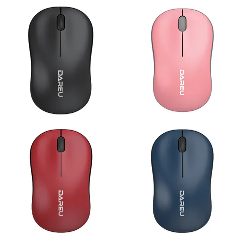 Chuột không dây Dareu LM106G Black/ Red /Blue / Pink / White