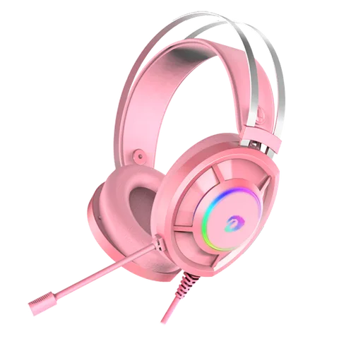 Tai nghe DAREU EH469 QUEEN RGB (Kèm CAT EARS) - Màu hồng