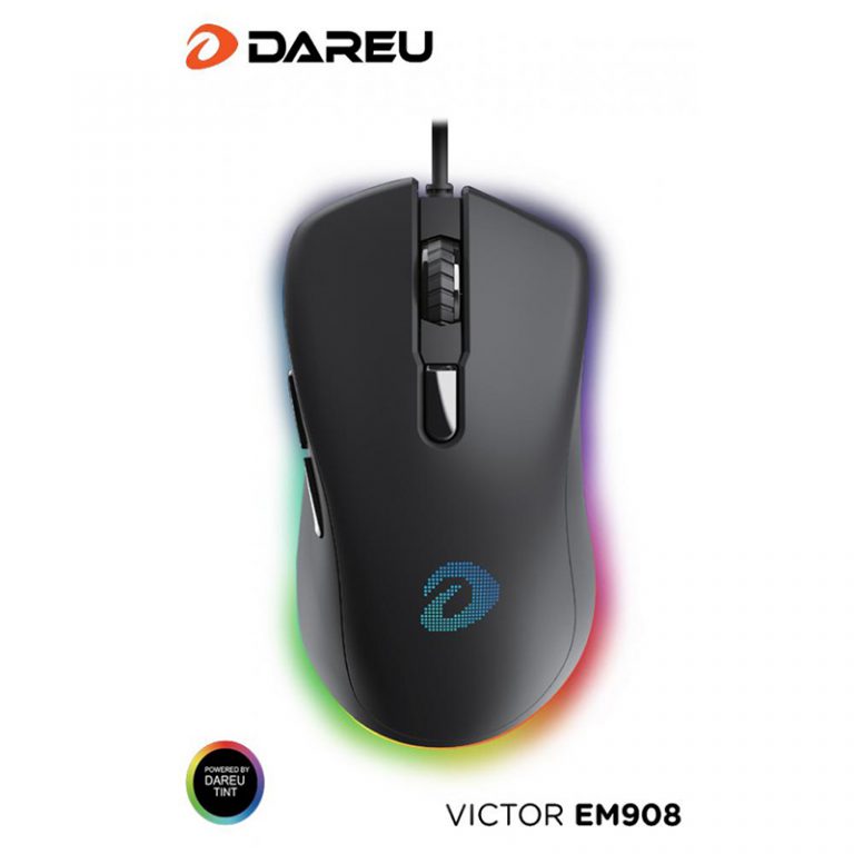 Chuột Gaming DAREU EM908 Black (LED RGB, BRAVO sensor) - Dareu Official ...
